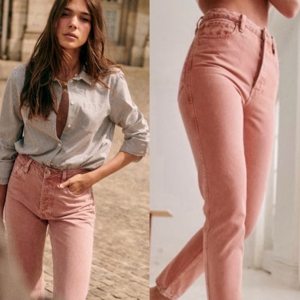 SOLD💔SEZANE pantalón BRUT SEXY in rose